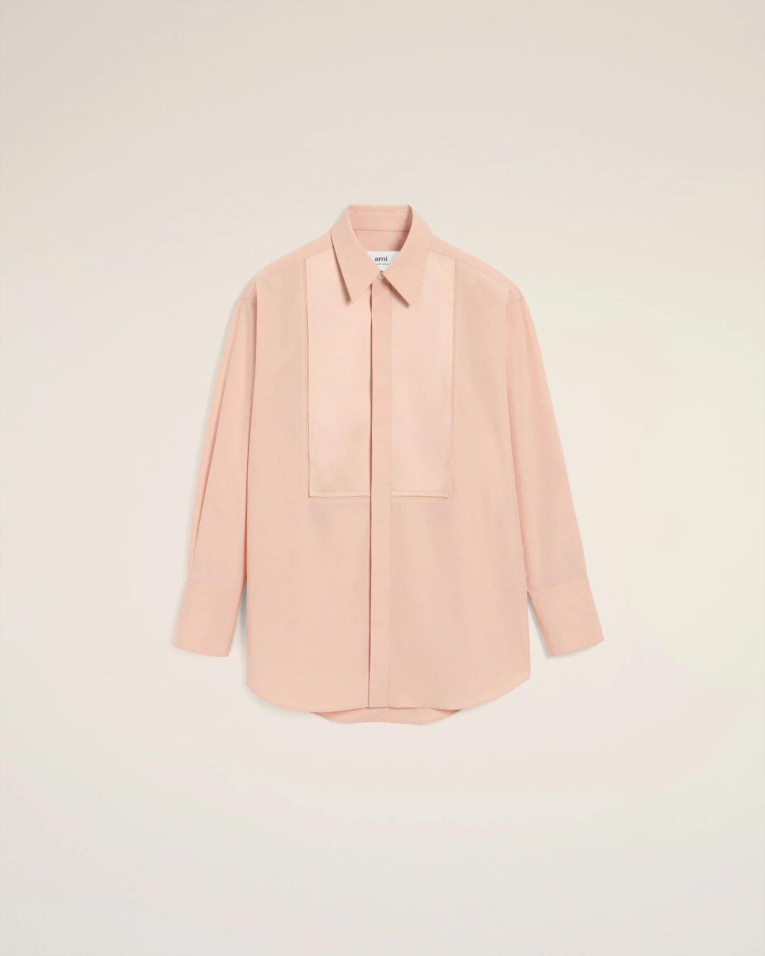 Cotton Poplin Satin Oversized Shirt