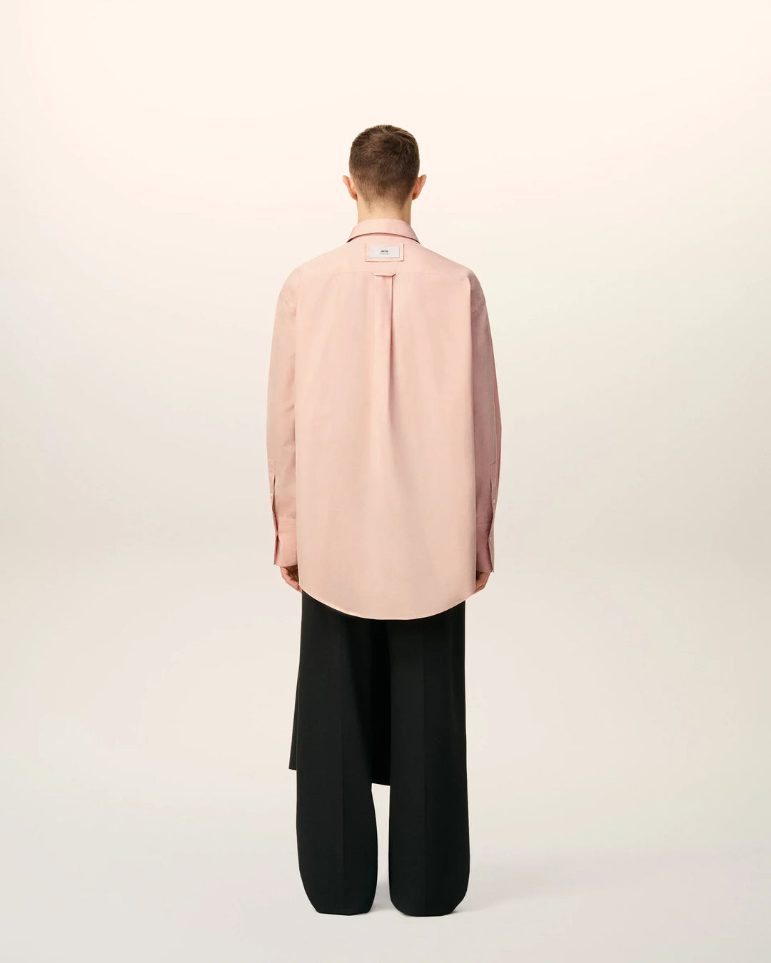 Cotton Poplin Satin Oversized Shirt