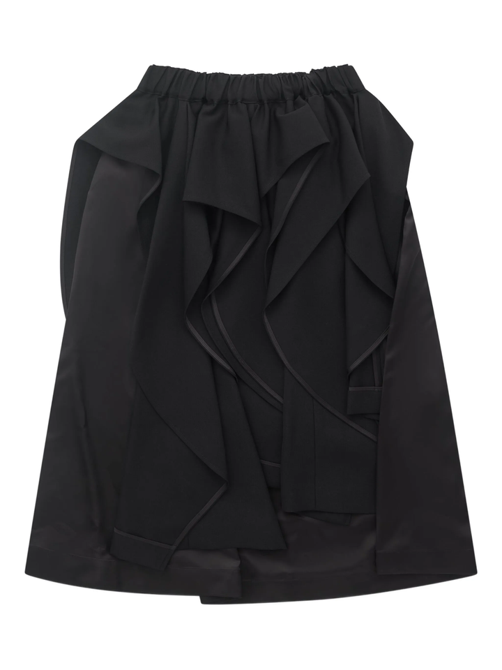 Wool Gabardine Skirt