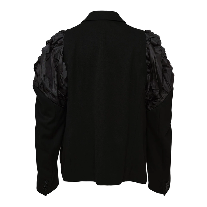 Formal Wool Doeskin x Polyester Jacket