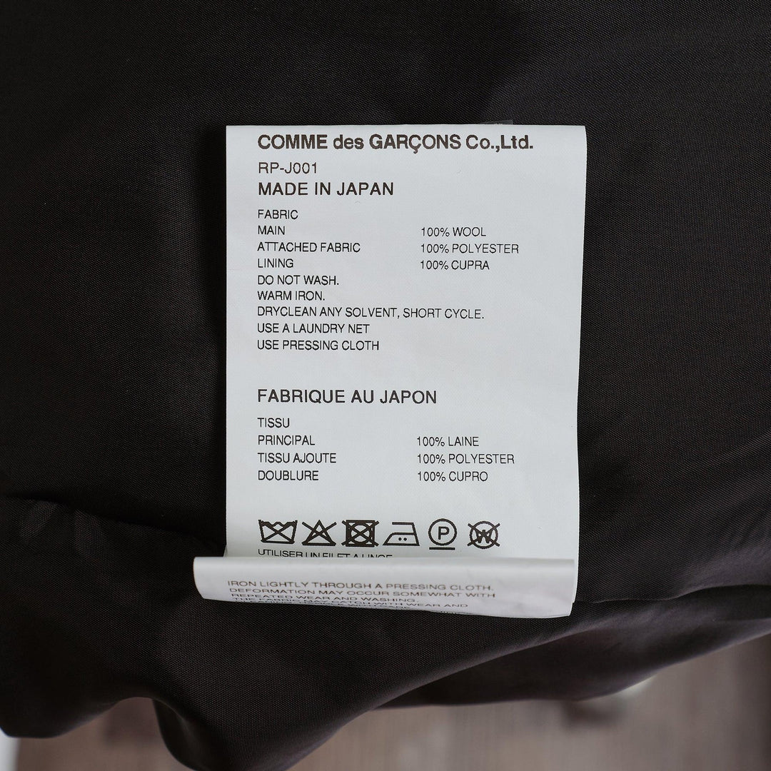 Formal Wool Doeskin x Polyester Jacket