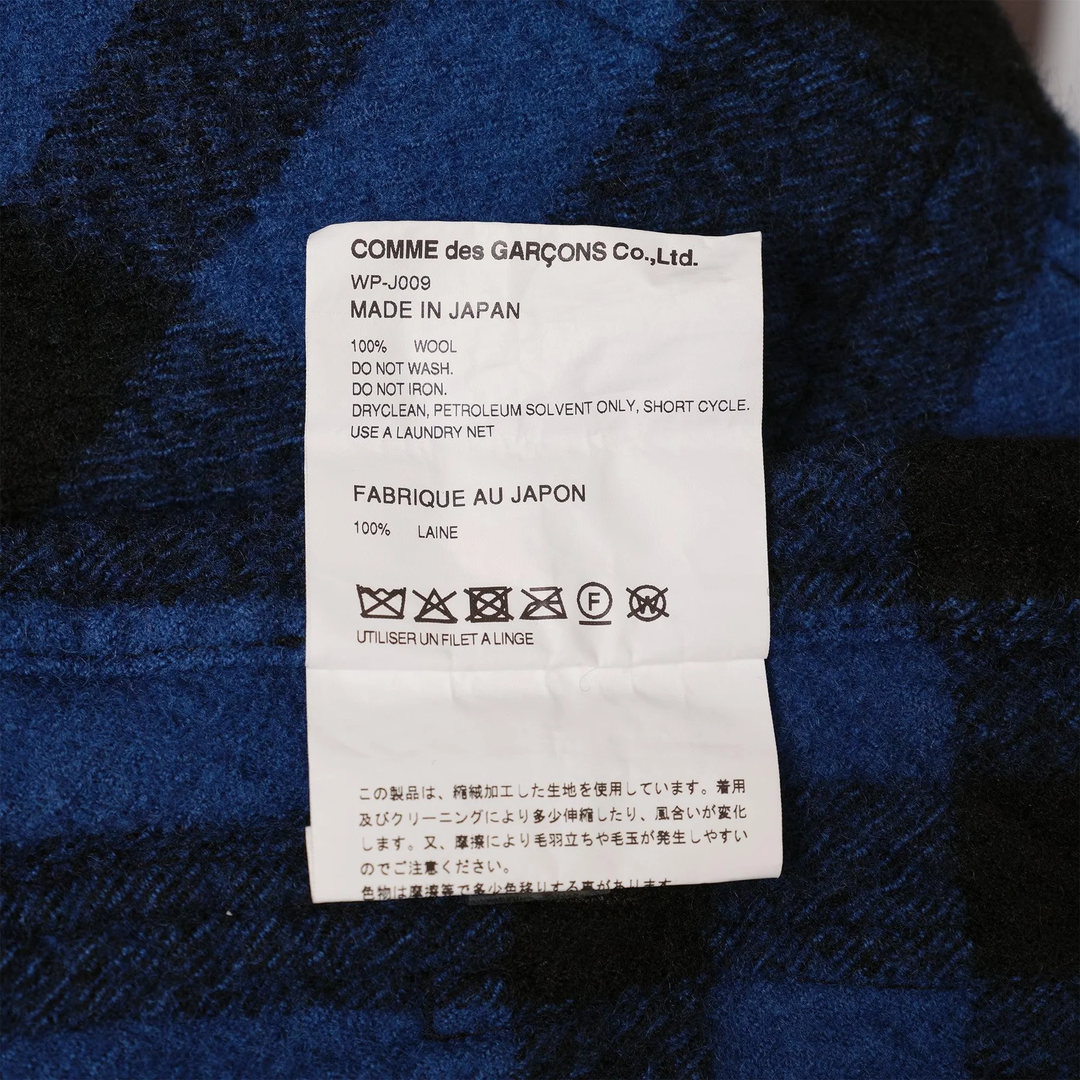Wool Check Garment Bluson