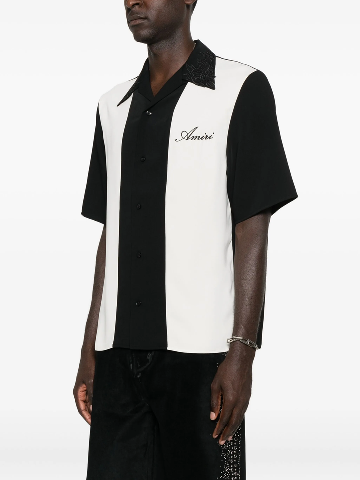 Floral Collar Camp Shirt