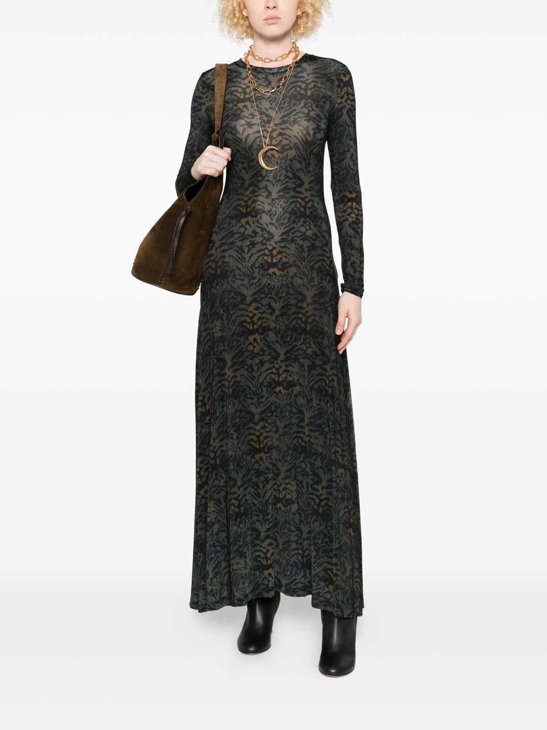 Amari Jersey Long Sleeve Dress