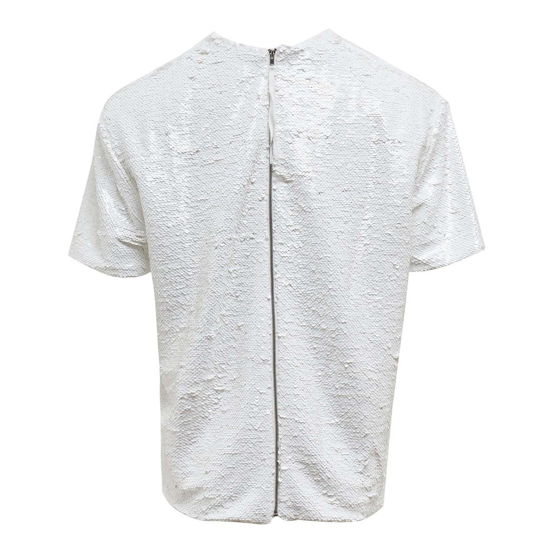 Crying Girl Sequin Top