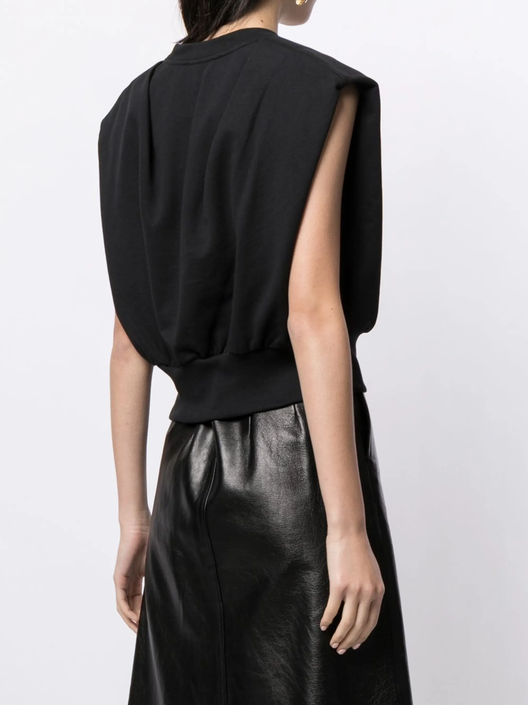 Sleeveless French Terry Top