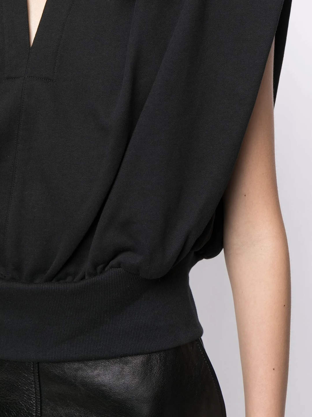 Sleeveless French Terry Top