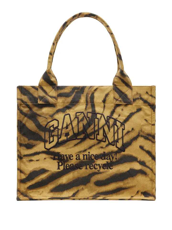 Zebra Print Large Easy Shopper