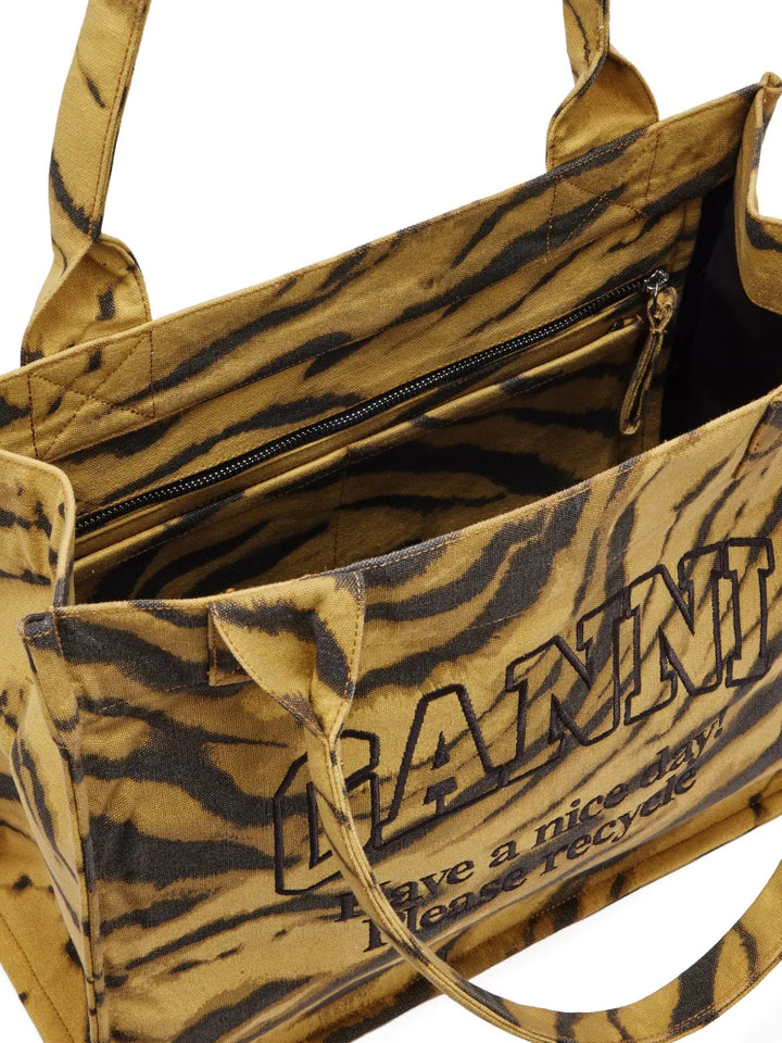 Zebra Print Large Easy Shopper