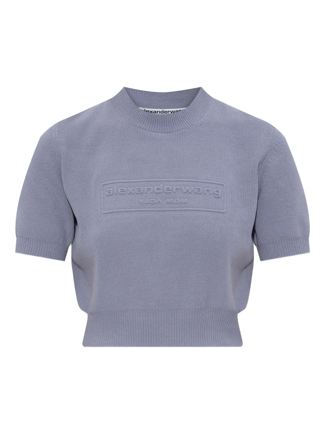 Logo-Embossed Ribbed Chenille Sweater