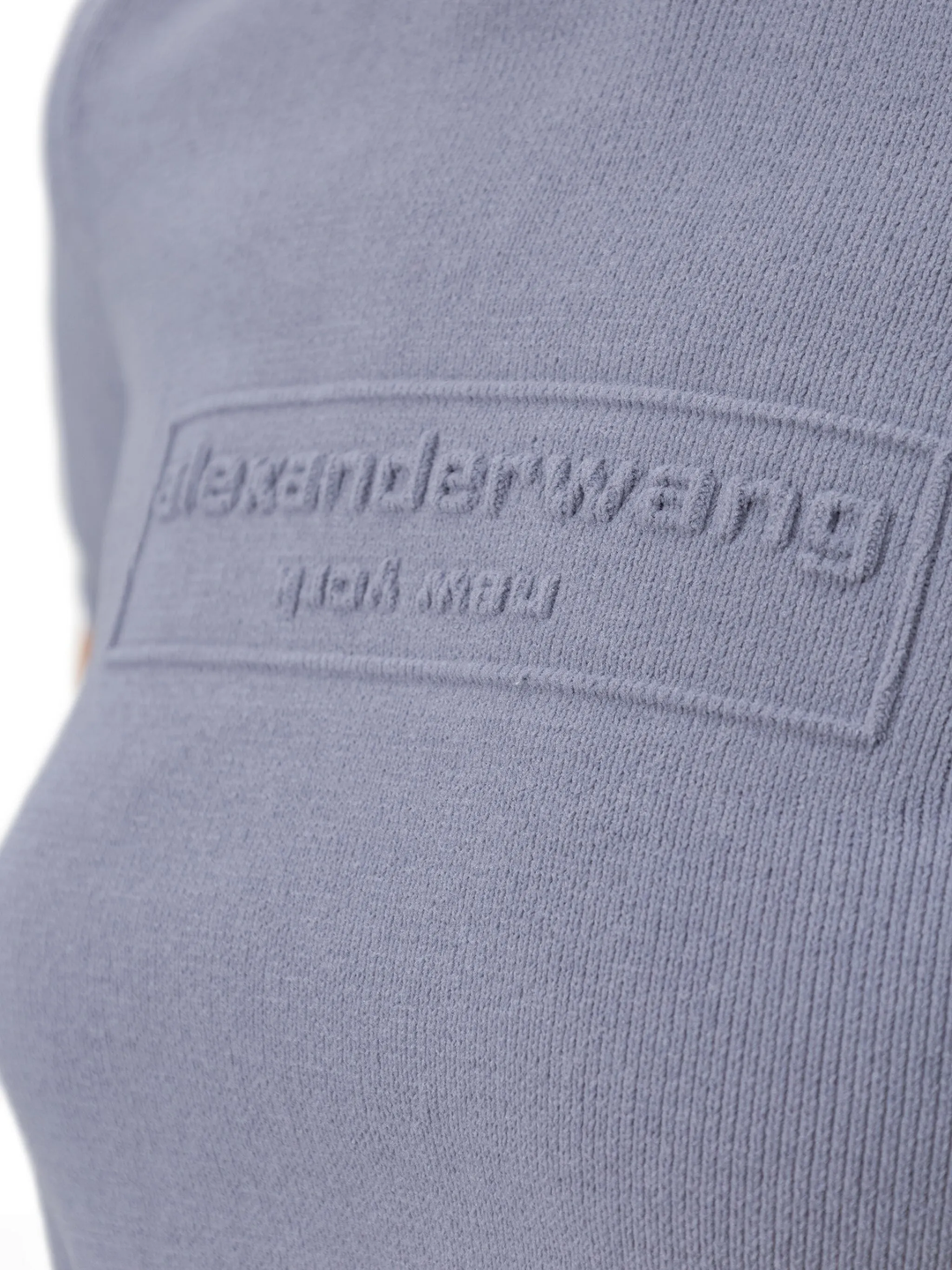Logo-Embossed Ribbed Chenille Sweater