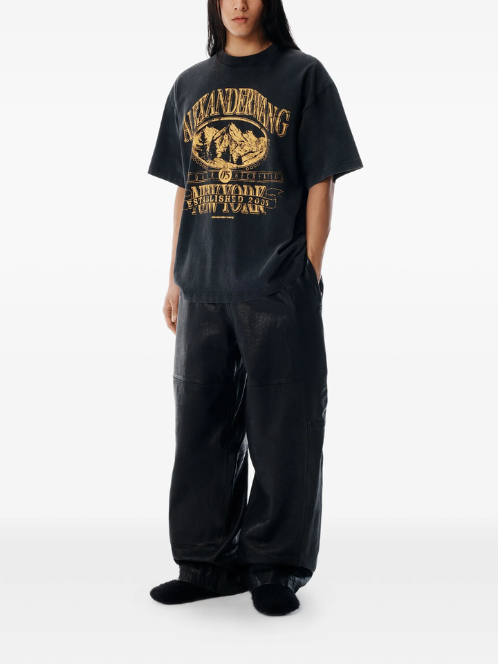 Sunfade-Effect Wash Jersey Tee