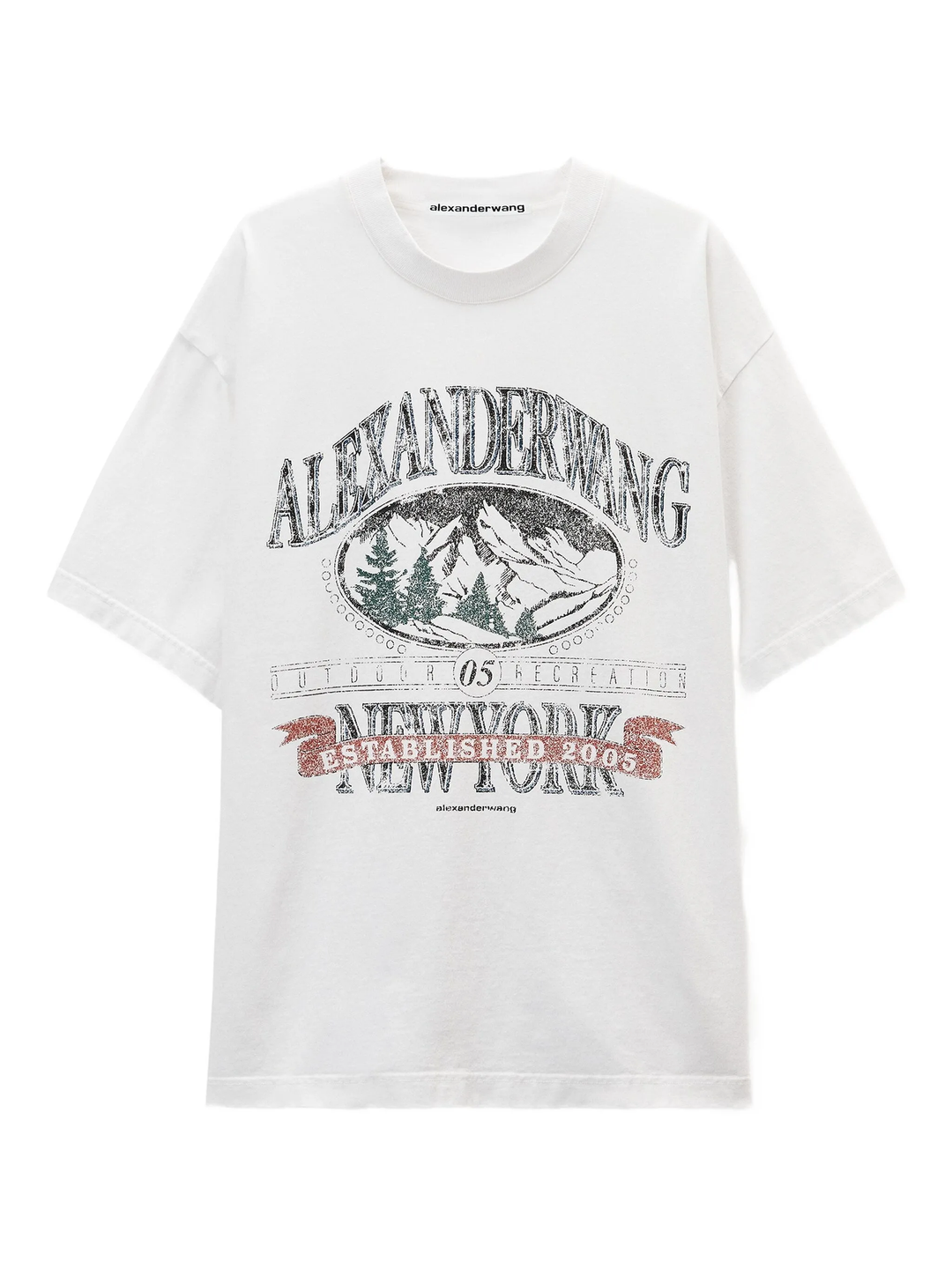 Sunfade-Effect Wash Jersey Tee