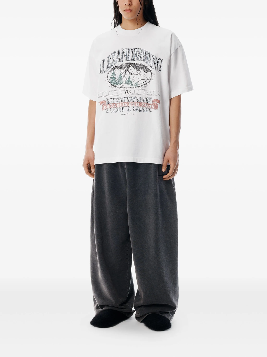 Sunfade-Effect Wash Jersey Tee