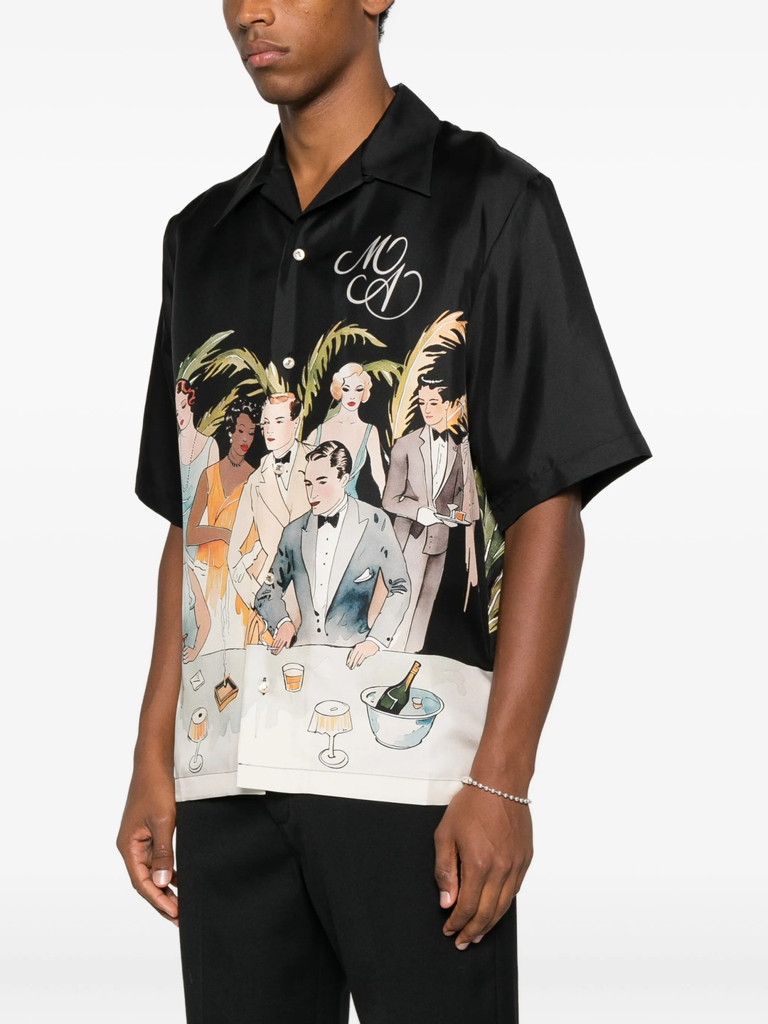 Bar Scene Bowling Shirt