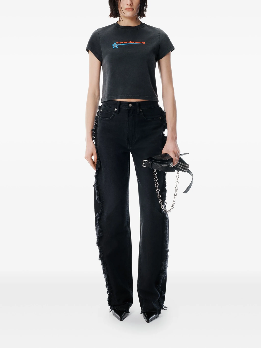 Crystal Hotfix Star Jersey Tee