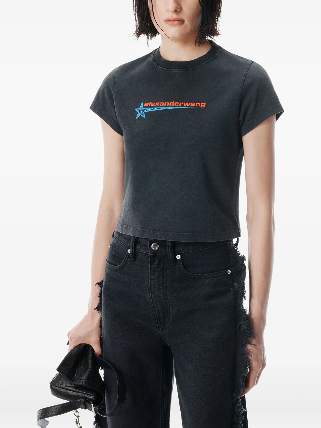 Crystal Hotfix Star Jersey Tee