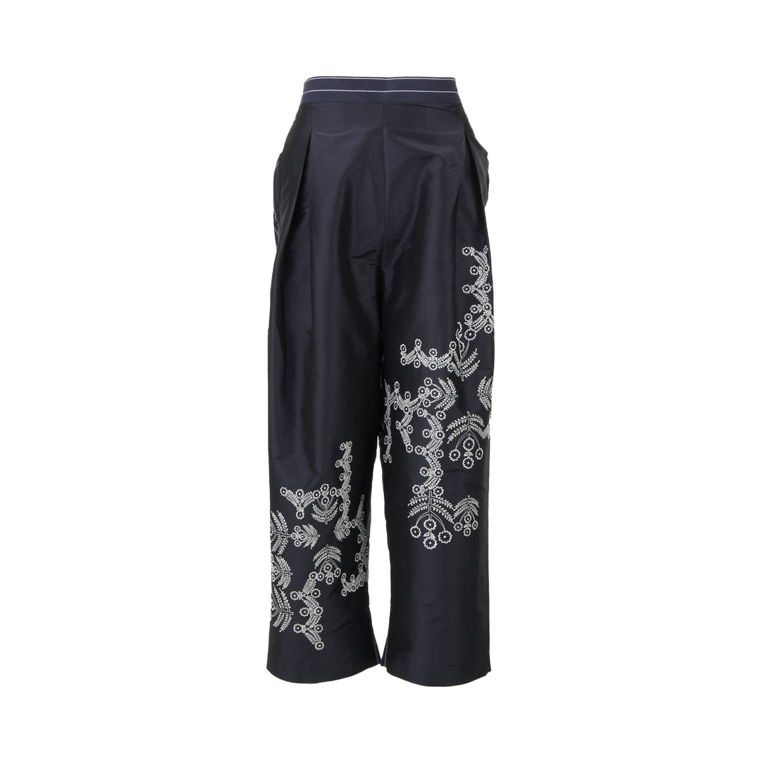 Floret 7/8 Length Taffeta Pants
