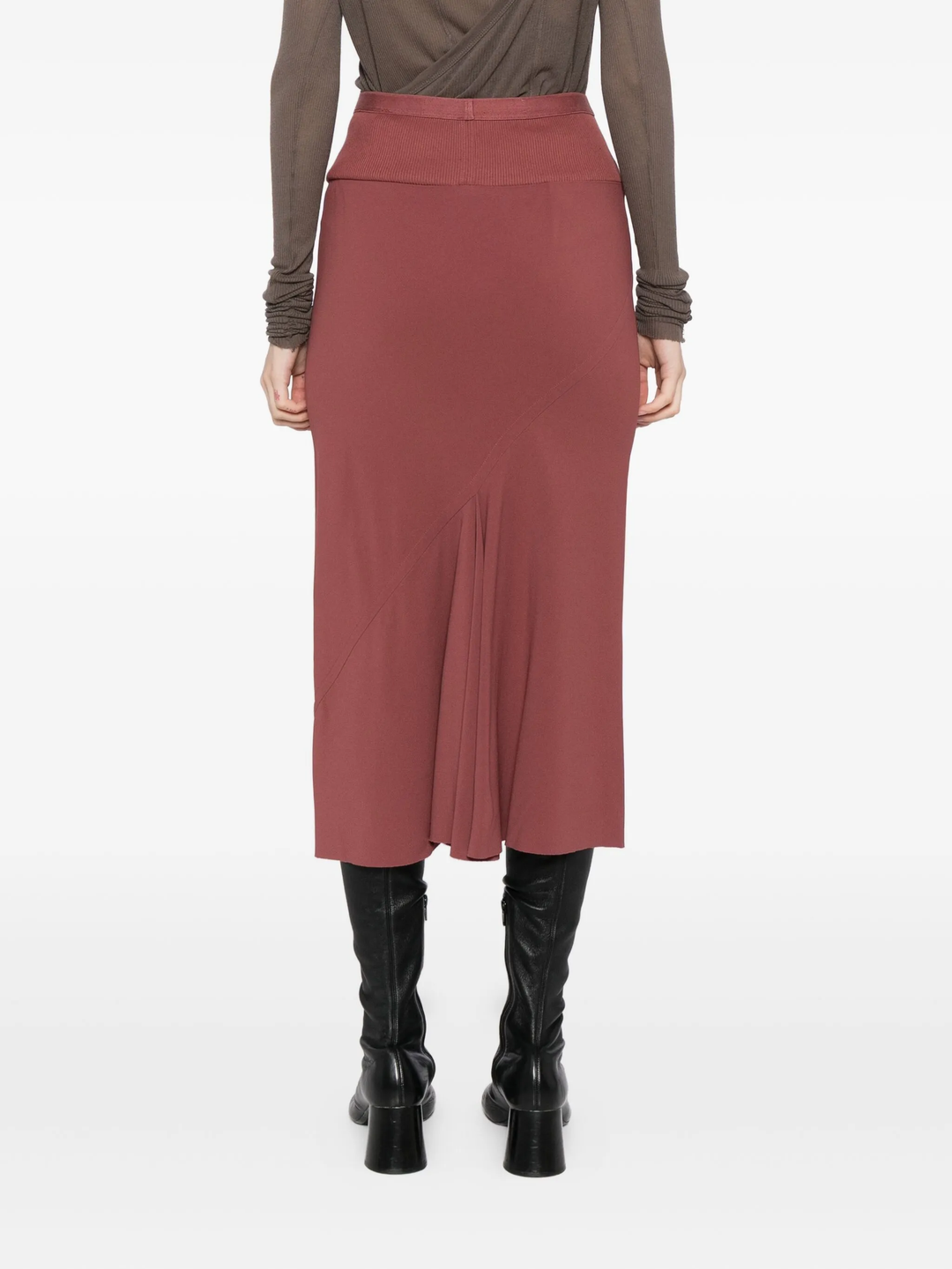 Knee Bias Skirt Heavy Cady