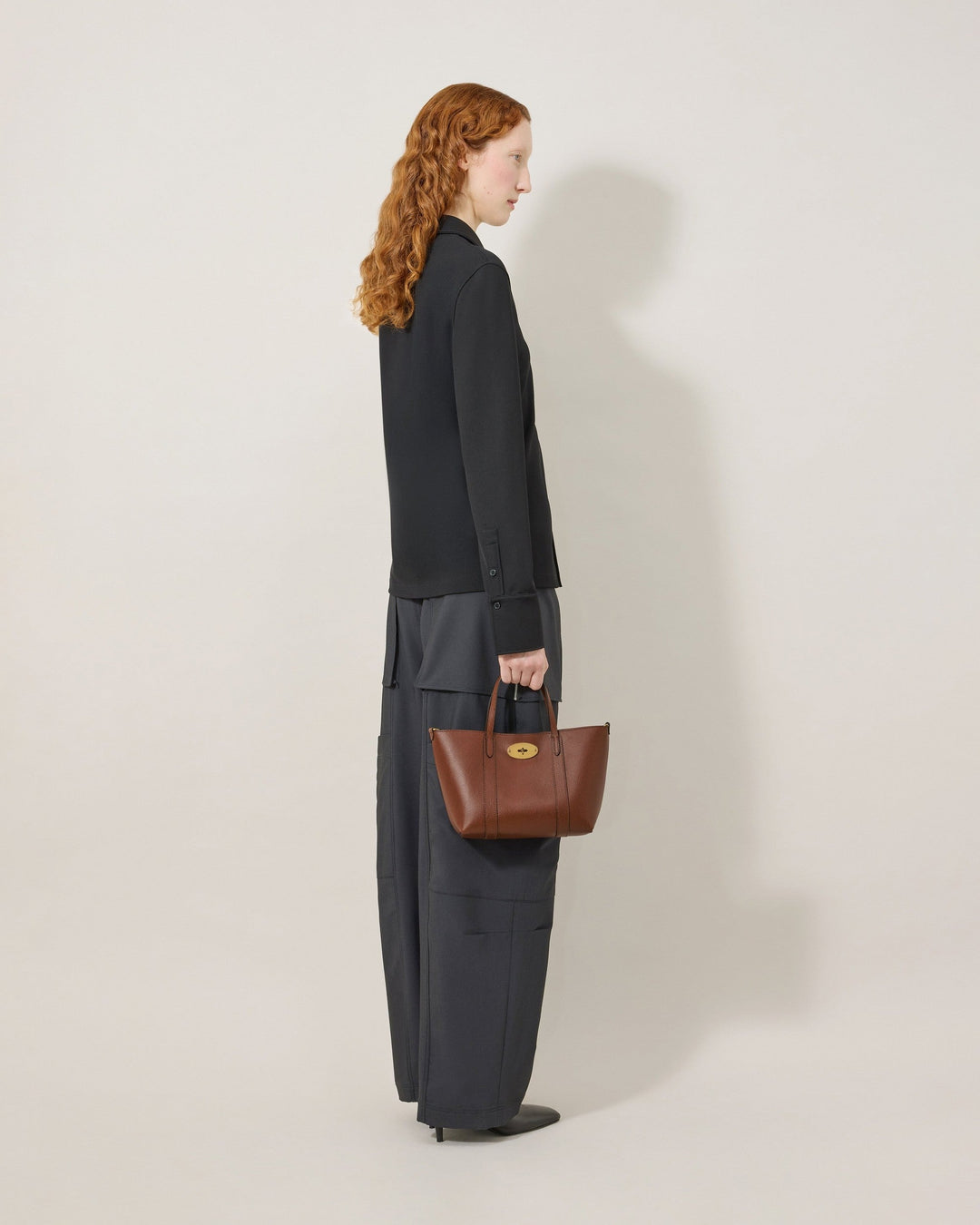 Mini Bayswater Tote Small Classic Grain