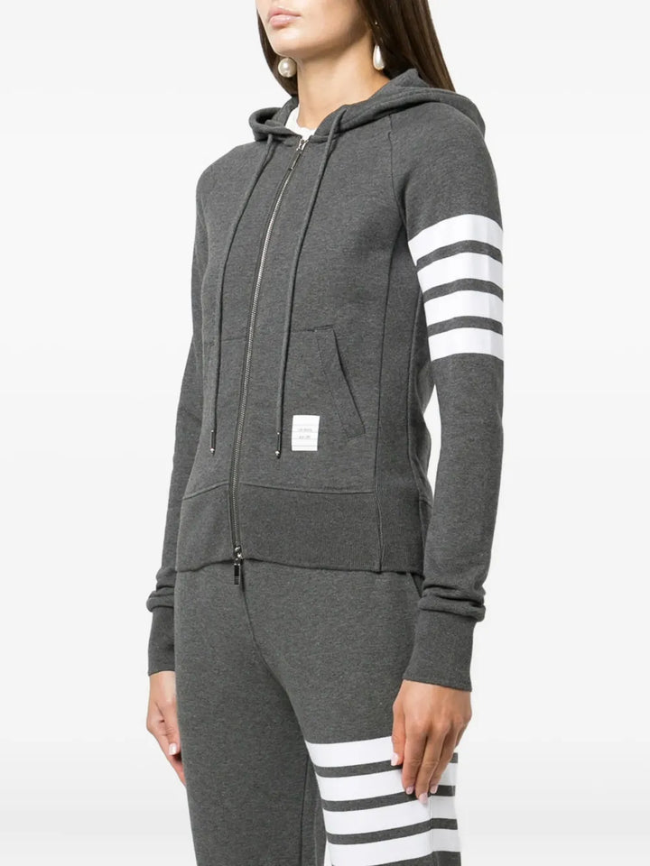 4-Bar Zip Hoodie