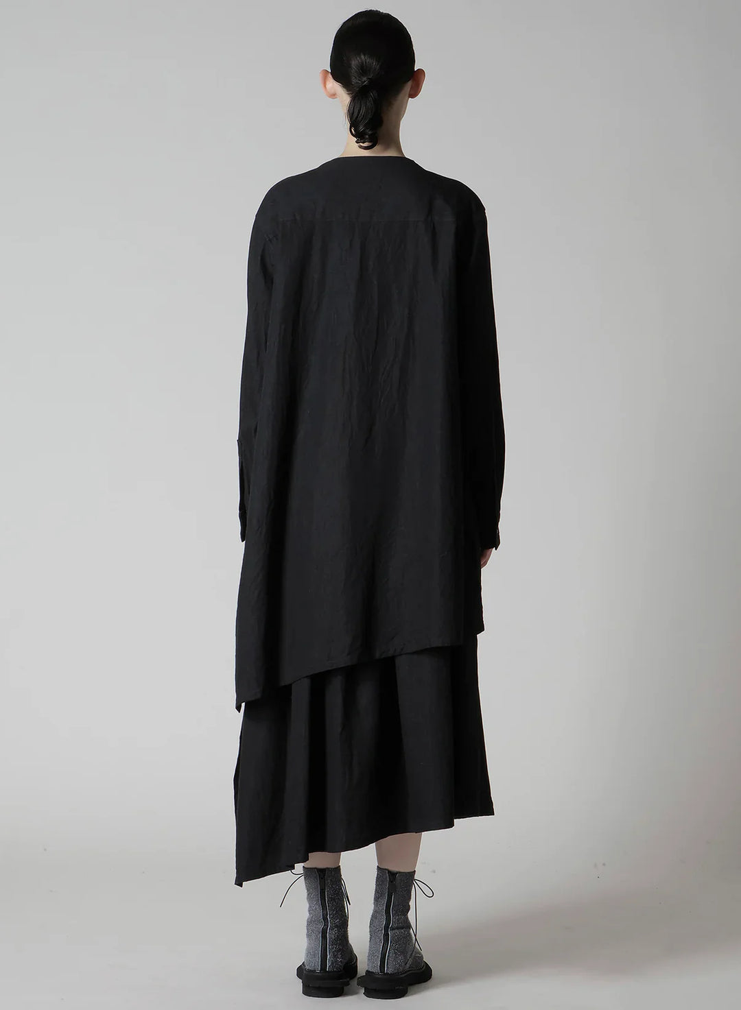 Pintuck Asymmetry Blouse