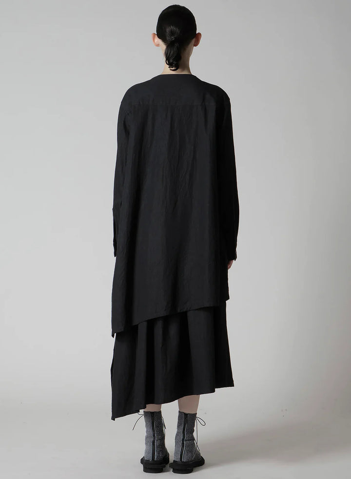 Pintuck Asymmetry Blouse