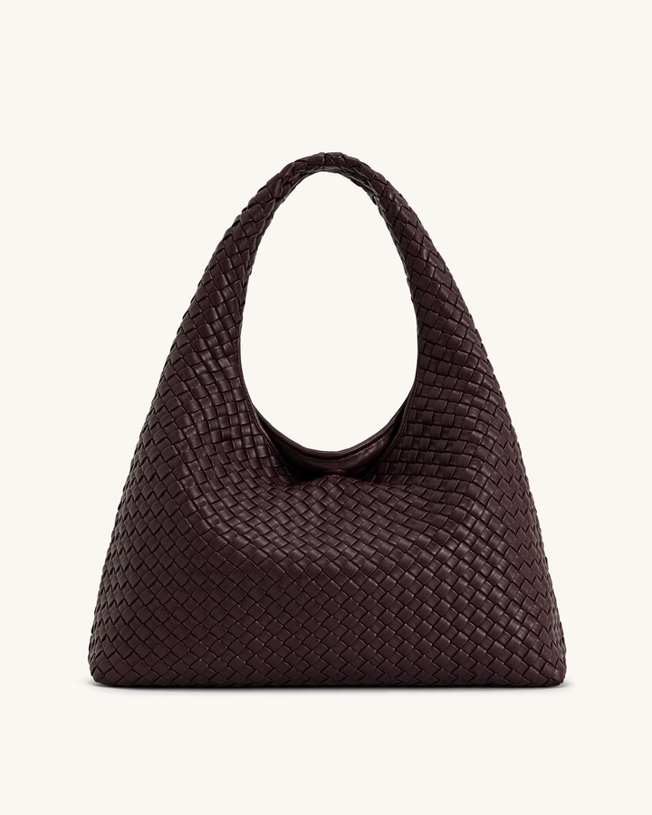 Laura Woven Shoulder Bag