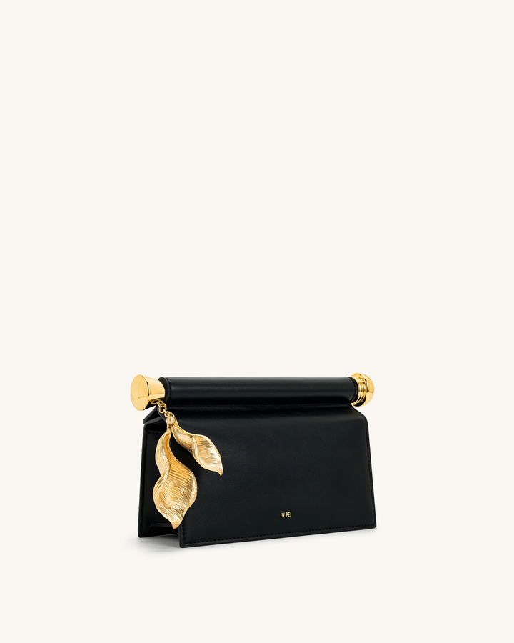 Holly Metal Pendant Embellished Clutch