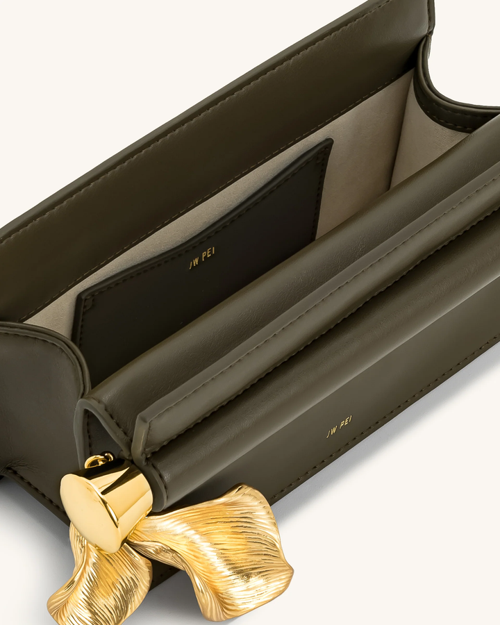 Holly Metal Pendant Embellished Clutch