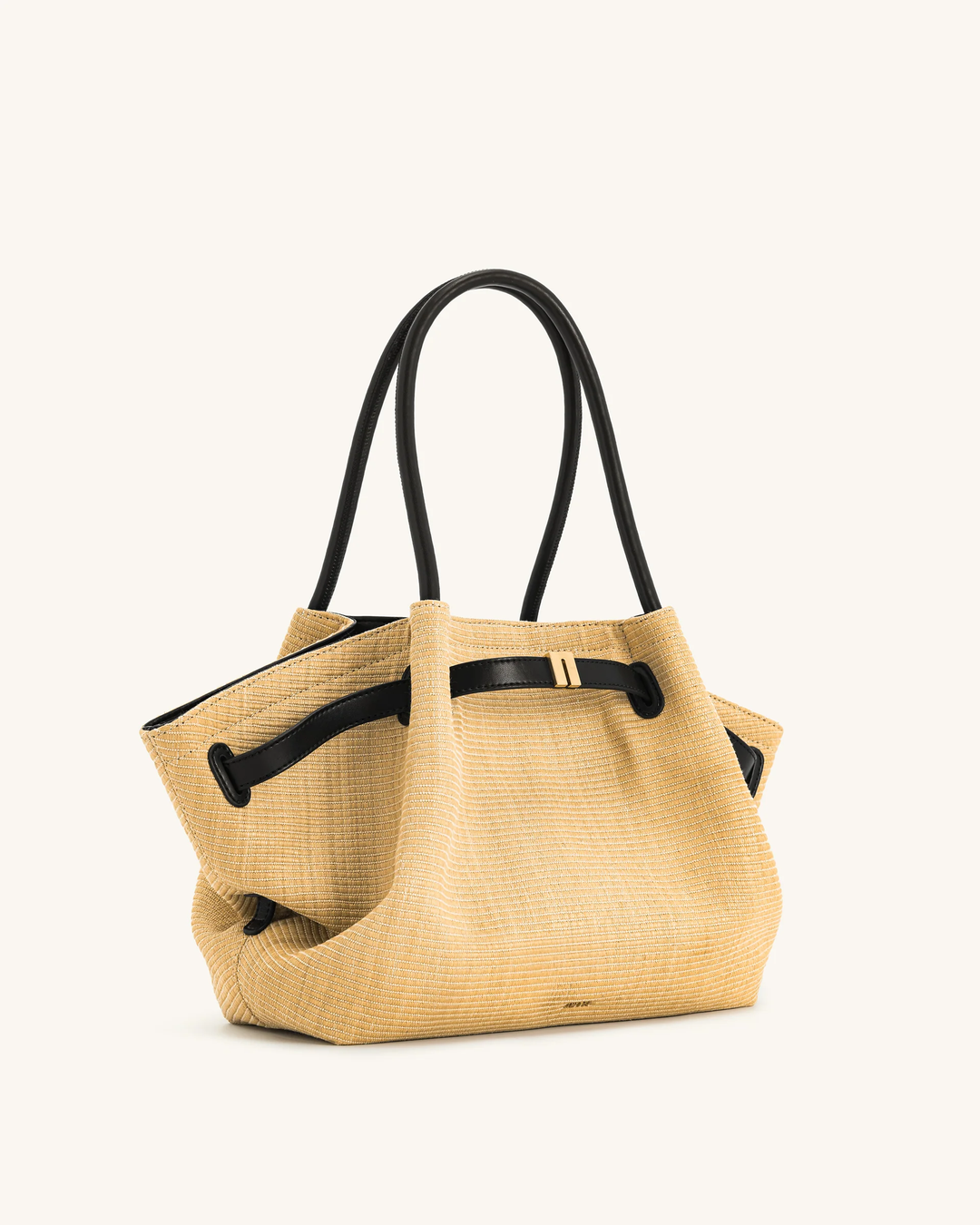 Hana Medium Faux Straw Tote