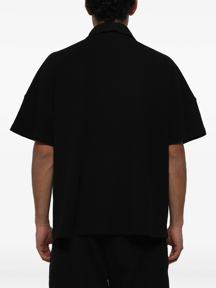 Pique Boxy Polo Shirt