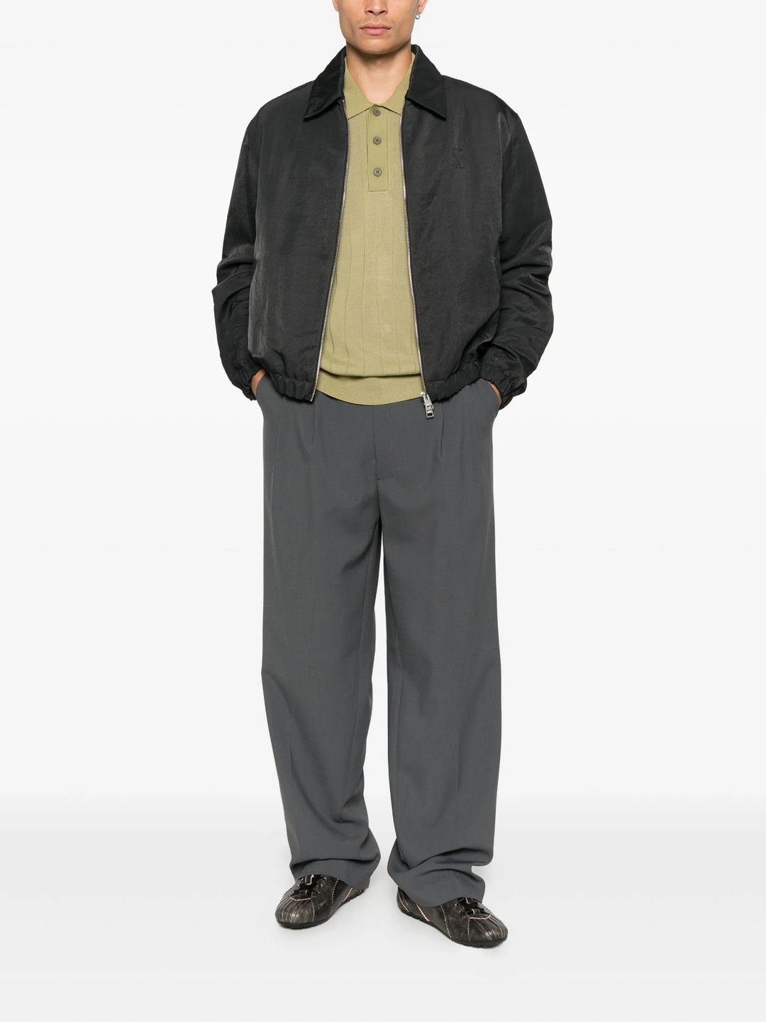 AMI De Coeur Zipped Jacket