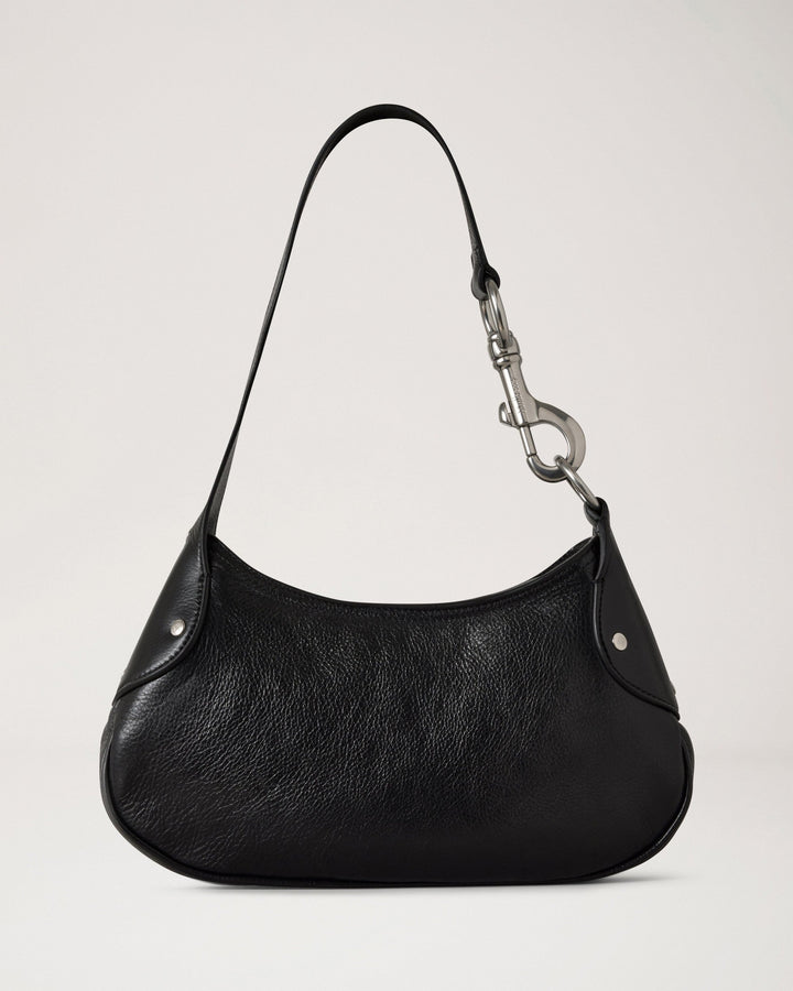 Small Hackney Shoulder Bag High Shine Leather