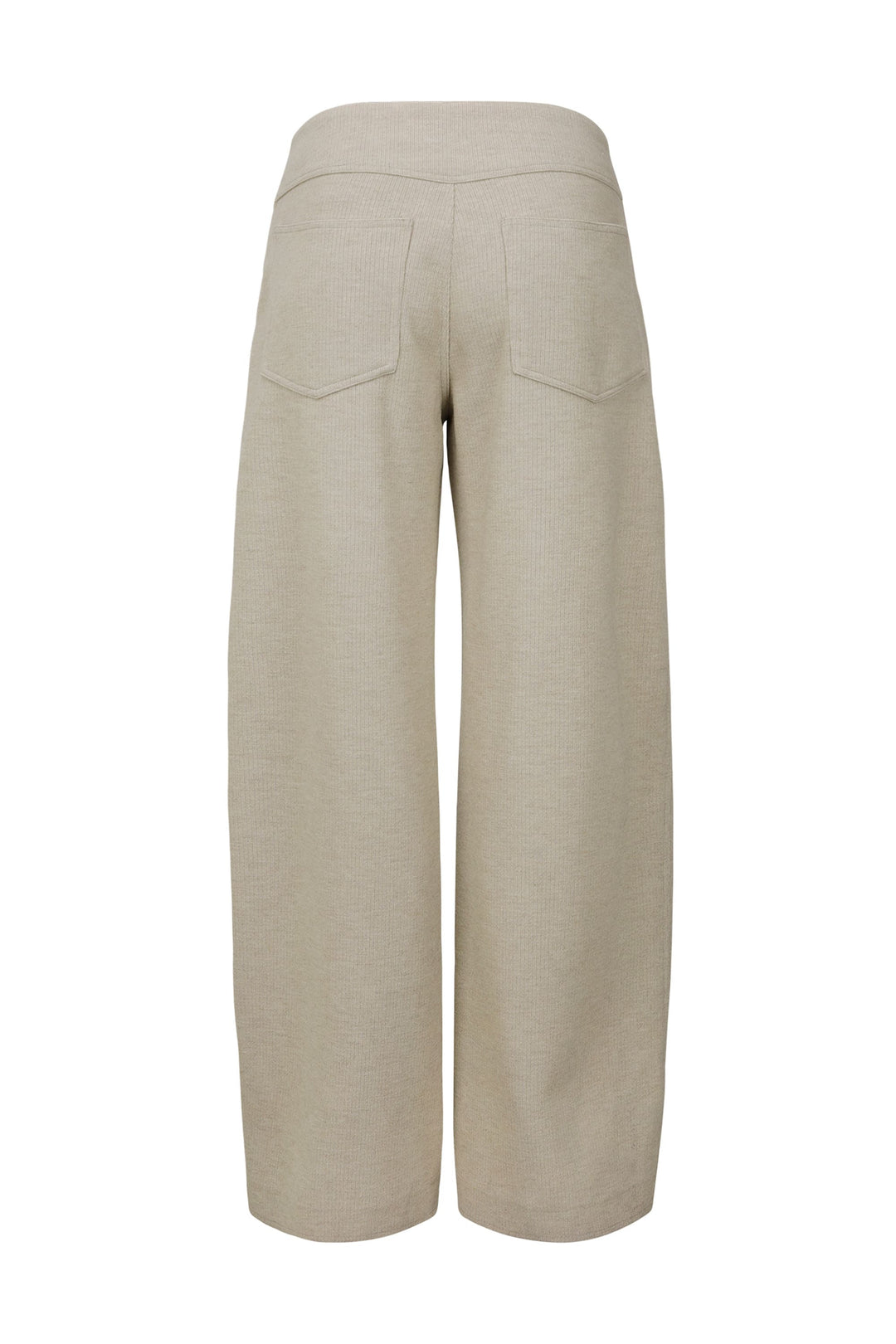 Basic Knit Wide Pants Beige