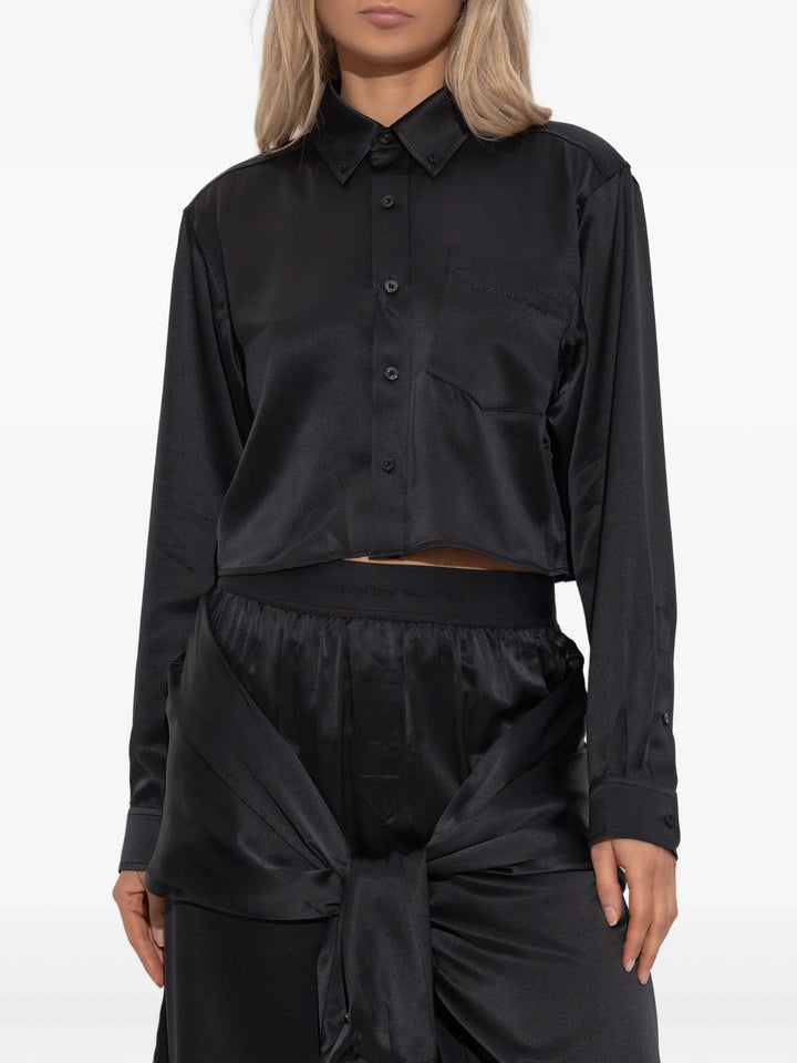 Cropped Boyfriend Shirt