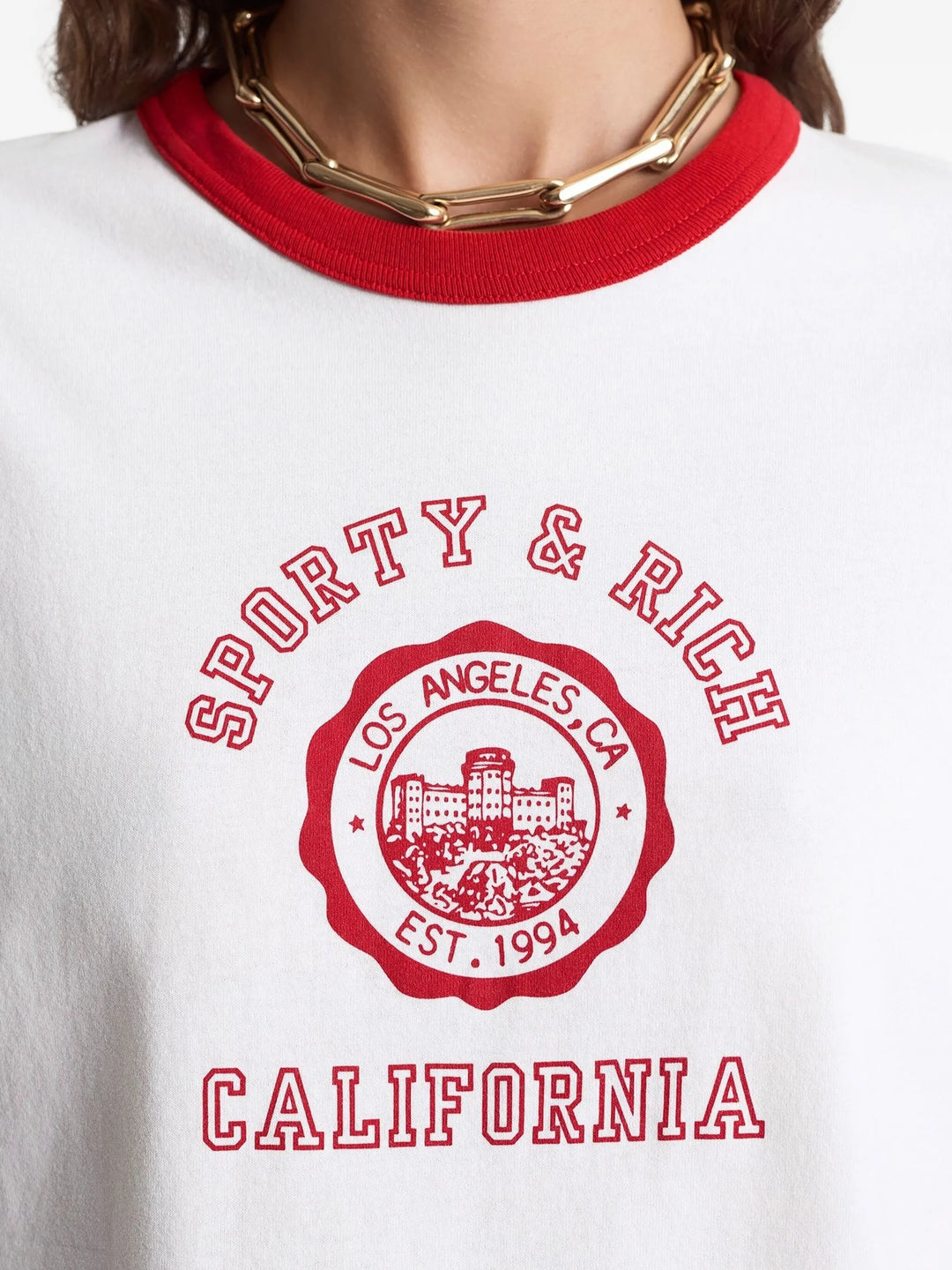 California Emblem Ringer Tee