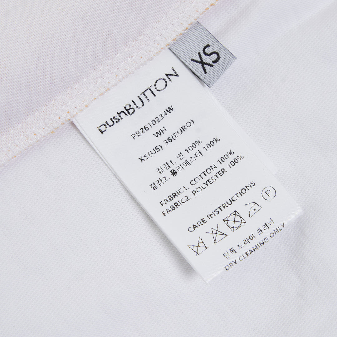 pushBUTTON White Crying Girl Slip Layered Top – Available at Club 21, Official Retailer in Singapore, Malaysia & Thailand with Global Shipping Online
