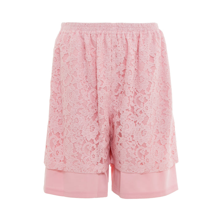 pushBUTTON Pink Lace Combi Jersey Pants – Available at Club 21, Official Retailer in Singapore, Malaysia & Thailand with Global Shipping Online