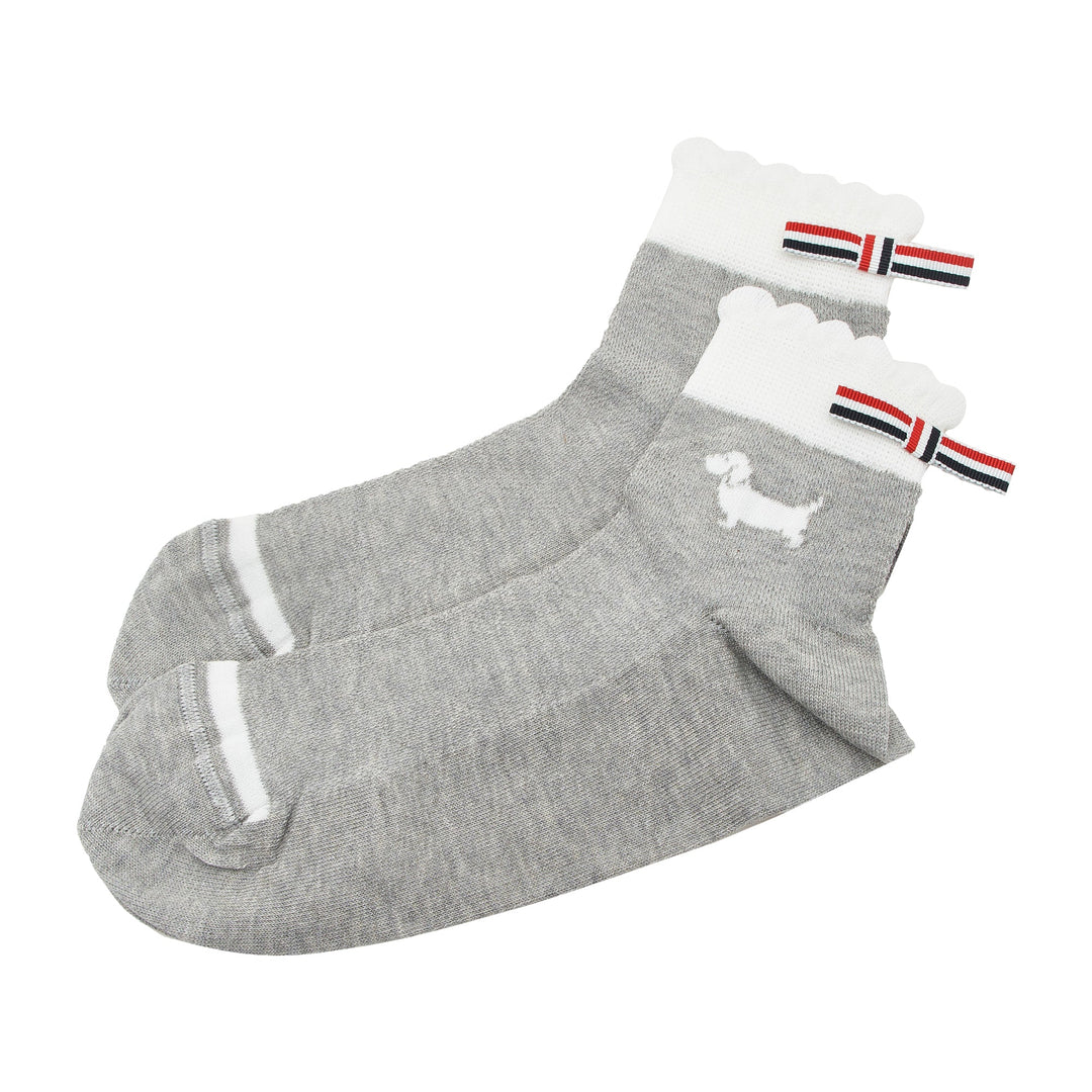 Thom Browne Hector Intarsia Pointelle Socks – Available at Club 21, Official Retailer in Singapore, Malaysia & Thailand with Global Shipping Online