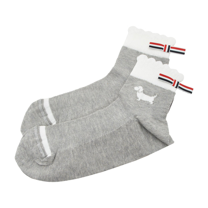 Thom Browne Hector Intarsia Pointelle Socks – Available at Club 21, Official Retailer in Singapore, Malaysia & Thailand with Global Shipping Online
