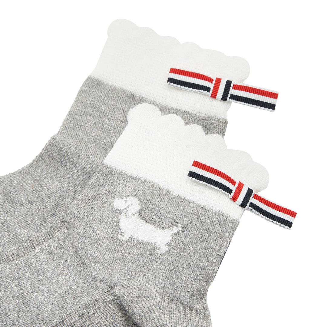 Thom Browne Hector Intarsia Pointelle Socks – Available at Club 21, Official Retailer in Singapore, Malaysia & Thailand with Global Shipping Online