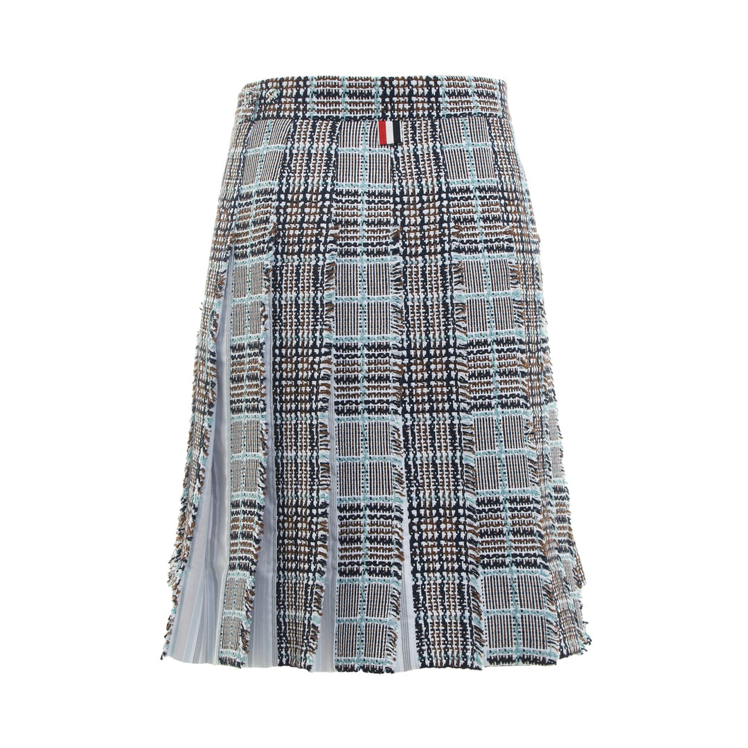 Thom Browne Bermuda Length Classic Pleated Skirt – Available at Club 21, Official Retailer in Singapore, Malaysia & Thailand with Global Shipping Online