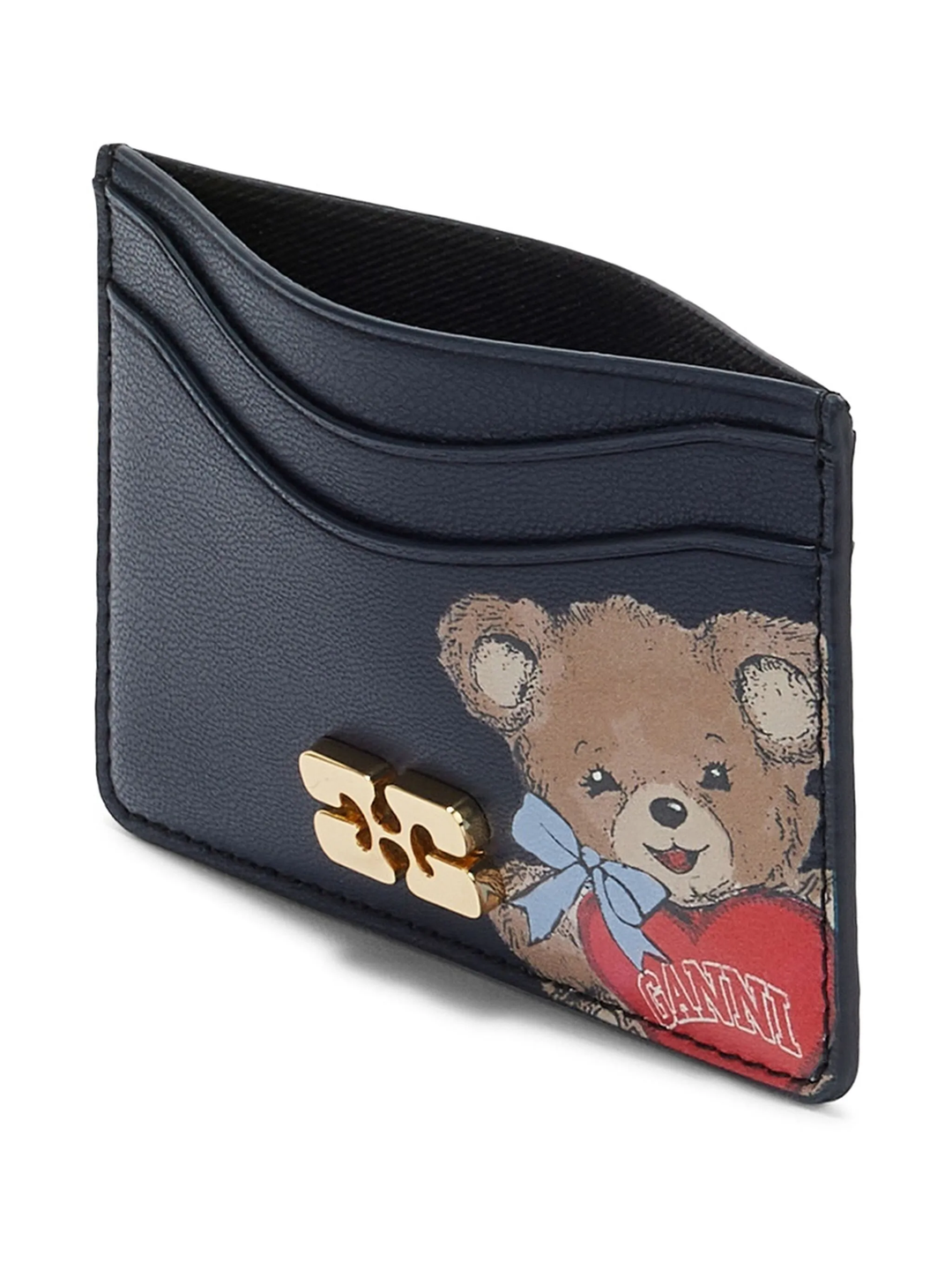 Card Holder With Flap Bear
