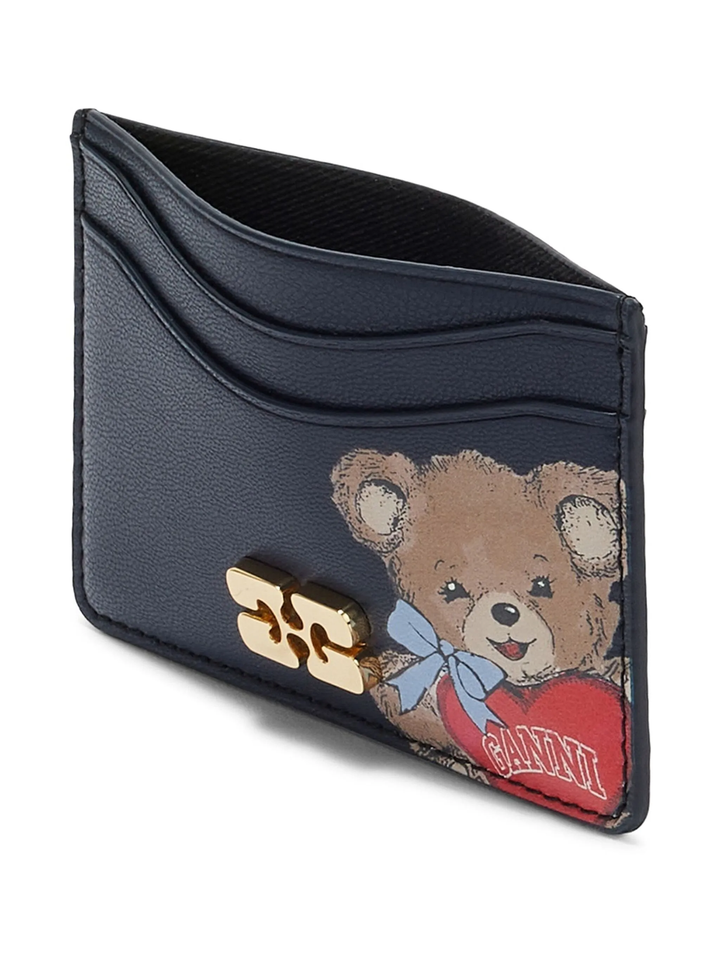 Card Holder With Flap Bear
