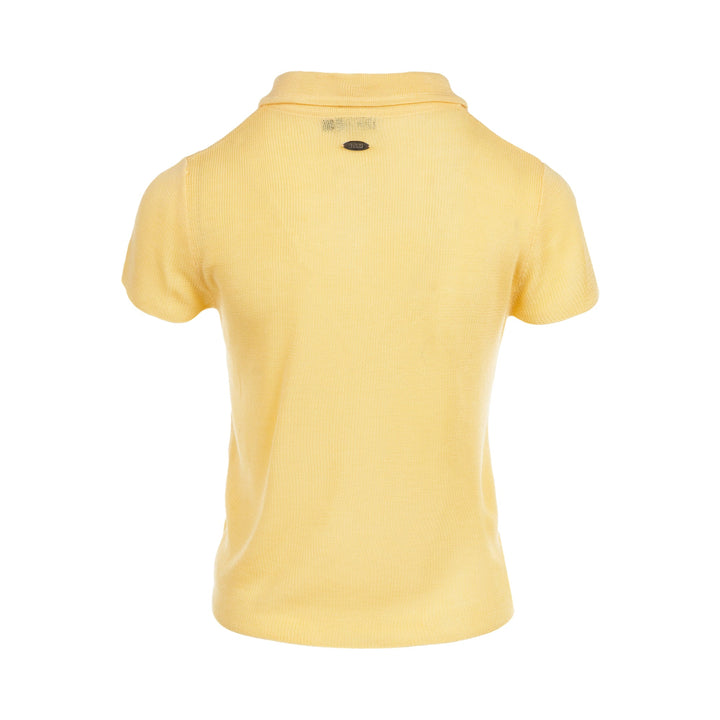 I AM JENNIE Mesh Knit Polo