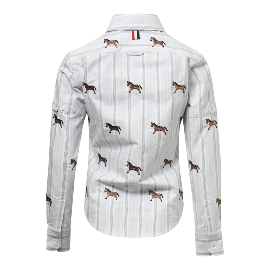 Classic Round Collar Shirt