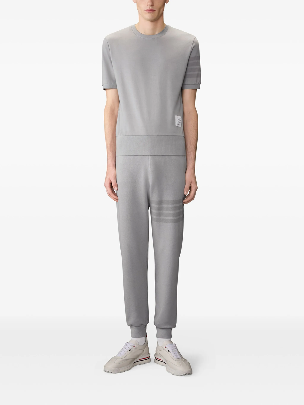Thom Browne Garment Dyed Short Sleeve Rib Cuff Polo - view 2