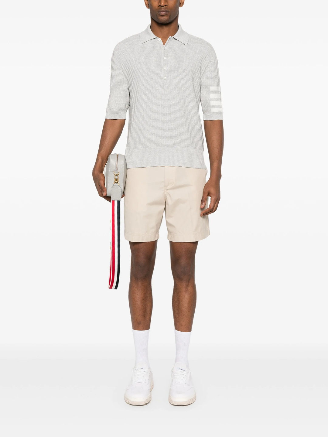 Textured Stitch Relaxed Fit Polo