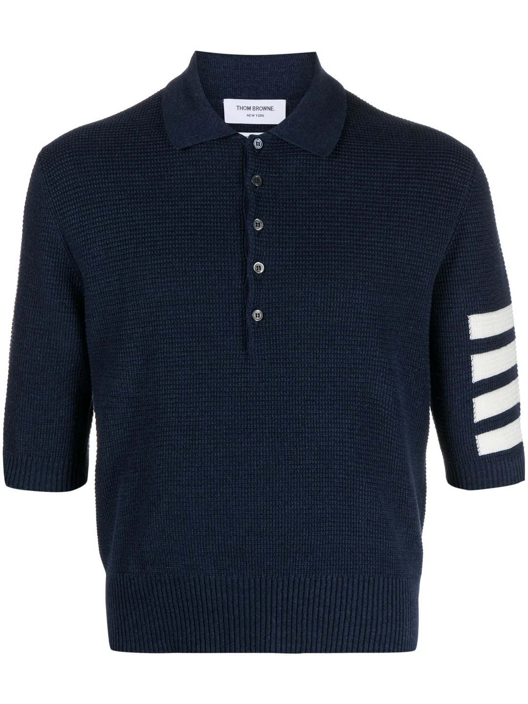 Textured Stitch Relaxed Fit Polo